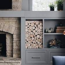 a living room filled with furniture and a fire place next to a wall mounted tv