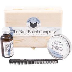 Give your face the expert care it needs with The Best Beard Company Premium Men's Beard Grooming Kit. It contains everything you need to pamper yourself, including oil, a balm and a comb. All these are kept in a sleek looking wooden box. This four-piece professional beard grooming kit features premium quality oils and butters that not only condition your beard but also keep it clean and fresh. The special blend keeps it shiny while effectively limiting itchy skin and dandruff. The Best Beard gro Beard Grooming Kit, Professional Beard, Mens Beard Grooming, Viking Beard, Beard Wash, Beard Balm, Beard Grooming, Itchy Skin, Grooming Kit