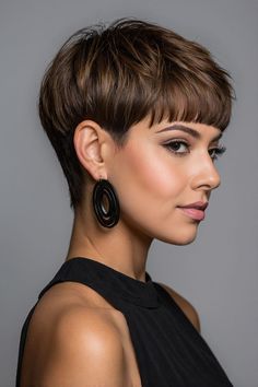 Rihanna Short Haircut, Shaggy Bob With Bangs, Shaggy Bob, Short Bangs, Short Hair Undercut, Bob With Bangs, Bob Hairstyles For Fine Hair, Haircut And Color