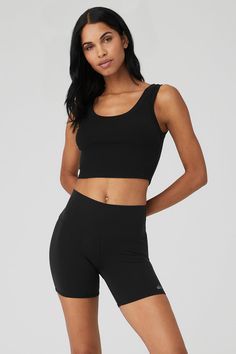 Trendy Trouser, Black Fitness, Tennis Skirts, Tank Top Bras, Womens Capris, Fresh Look, Tank Top Designs, Alo Yoga, Black Tank Tops