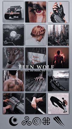 an advertisement for the movie teen wolf