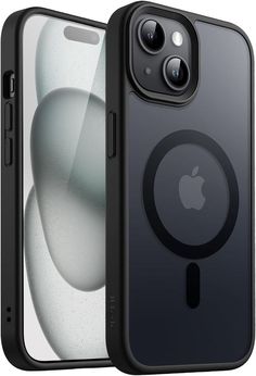 an iphone 11 case with the camera lens on it's back and side view