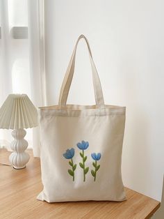 Canvas Tote Bag Painting Ideas Easy, Cute Tote Bags Design, Tote Bag Painting Ideas Easy