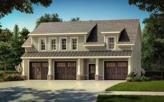 this is an artist's rendering of these garage plans