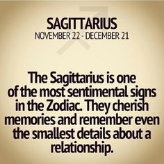 the zodiac sign for sagittatus is one of the most sentimental signs in the zodiac