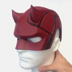 Downloadable Pattern & Instructions Only Create your own Daredevil Cowl based on Season Two of the Netflix series. Difficulty Level: 3 Construction Video by Lyrical Villain Cosplay: https://youtu.be/uFtN_53Xd48 The purchased download will provide you with PDFs that can easily be printed from your standard desktop printer. Each download consists of instructions, scalable pattern, and the CraftCosplay Specialty Cut Guide. The PDF pattern can be printed from Adobe Acrobat Reader to any convenient p Daredevil Helmet, Daredevil Suit, Villain Cosplay, Construction Video, Superhero Vbs, Iron Man Cosplay, Foam Props, Armadura Cosplay, Batman 2022