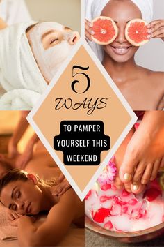 five ways to pamper yourself this weekend with grapefruits on the face