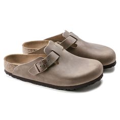 Boston Oiled Leather Boston Clogs, Mens Clogs, Brown Clogs, European Shoes, Leg Muscles, Oil Treatments, Birkenstock Boston, Birkenstock Boston Clog, Leather Clogs