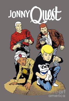 an image of johnny quest and his gang