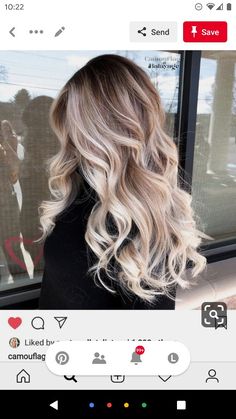 Brown To White Blonde Balayage, Blonde Baylayage, Winter Blonde Hair Balayage, Ash Blonde Hair Balayage, Shadow Roots, Cool Blonde Hair Colour, Balayage Hairstyles, Eyelash Logo, Ombre Hair Blonde