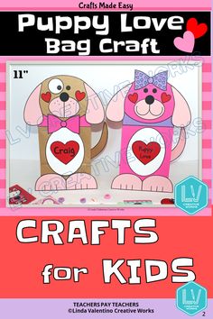 crafty made easy puppy love big craft crafts for kids with free printables