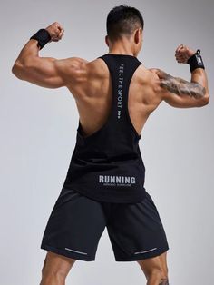 Athleisure T-back Tank Top For Gym, Sportswear Muscle Tee For Workout With Go-dry Technology, Compressive Sportswear Tank Top For Gym, Men Gym Wear, Gym Merchandise, Top Watches For Men, Gym Tank Tops Men, Gym Muscle Tee Sleeveless, Fitness Men