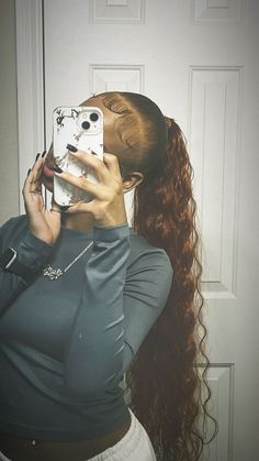 #hairstyles #ponytail #feed Simple Hairstyles With Extensions, Side Part Quick Weave Ponytail, Cute Weave Ponytail Hairstyles, Simple Weave Ponytail Hairstyles, Ponytail Pictures, Jerry Curl Ponytail Weave, See In Ponytail, 40 Inch Ponytail Weave, Two Natural Ponytails