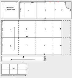 the floor plan for a house with two rooms and one room on each side, which is