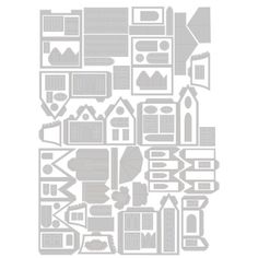 a large number of houses and buildings are arranged in the shape of a rectangle