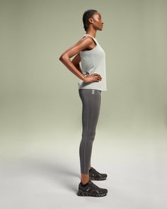 The versatile and lightweight tights made for everyday movement. A staple basic, for a run worth remembering. You'll barely feel the fabric on your skin as you move. This makes for weightless jogs, marathons and everything in between. The Core Tights are designed to be a versatile addition to your wardrobe. By stripping it back to one color, you're able to focus on the substance, while still achieving style. Keys, card, wallet, phone. You run through this script in your head before you head out Women's Tights, Cold Weather Activities, Running Accessories, Weather Activities, Travel Shoes, Marathons, Run Through, Tennis Clothes, Gym Shoes