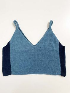 Our tank top is hand knit and naturally dyed by our artisans in india. 100% organic cotton of course.    dimensions measured flat (it's a loose knit so there is a lot of stretch):    small: length 40cm/16in underarm 47cm/18.5in    medium: length 43cm/17in underarm 49cm/19in    large: length 46cm/18in underarm 51cm/19.5in    care:  to maintain its beauty hand wash in lukewarm water or machine wash cold on wool program using mild detergent. do not soak. lay flat to dry and store folded.    by choo Loose Knit, Top Light, Naturally Dyed, Top Gifts, Bottom Clothes, Blue Moon, British Indian, Natural Dyes, Haiti