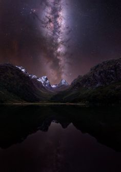 Milky Way over Fiordland National Park and Lake Mackenzie, New Zealand. Photo compilation by Abby Keith. Photo Compilation, Fiordland National Park, New Zealand Photography, Geomagnetic Storm, Working Holiday, Stunning Nature, Hubble Space Telescope, Sky Photos, Our Solar System