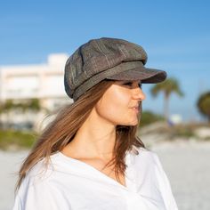 "Red Newsboy Hat, Womens Plaid Hat, Trendy Beret with Visor, Womens Fabric Cap, Cute Hat, Casual Hat, Newsberet, Flat Cap Retro style classic women newsboy hat becomes very popular now. Simple and beautiful trendy design cabby cap complements every outfit whether a casual or dressy, good and bad hair days, it`s great as an everyday fashion accessory. A fantastic choice for dressing to stand out in the crowd. Newsboy cap is made from a cotton canvas fabric. Stylish British style octagonal hat fea Pageboy Hat, Newsboy Hat Women, Cabby Hat, Newsboy Cap Women, Retro Hat, Summer Fashion Accessories, Baker Boy Hat, Plaid Hats, Retro Hats