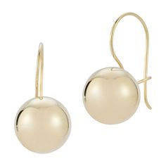 Enhance your look with these LUMINOR GOLD 14k Gold Ball Threader Earrings. Click on this JEWELRY & WATCHES GUIDE to learn about fit, styles, materials and more! Enhance your look with these LUMINOR GOLD 14k Gold Ball Threader Earrings. Click on this JEWELRY & WATCHES GUIDE to learn about fit, styles, materials and more! FEATURES Length: 0.75 in. Nickel free Metal: 14k gold Plating: 14k gold Finish: polished Packaging: velvety pouch Imported Size: One Size. Gender: female. Age Group: adult. Classic Yellow Gold Earrings For Formal Occasions, Evening Yellow Gold Earrings With Lever Back, Timeless 14k Gold Earrings For Formal Occasions, Gold Formal Earrings With Lever Back Ear Wires, Classic Yellow Gold Polished Earrings, Classic Polished Yellow Gold Earrings, Classic Polished Finish Yellow Gold Earrings, Formal Round Jewelry With Ear Wire, Formal 14k Gold Earrings For Pierced Ears