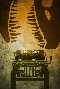 a movie poster with an image of a car and a bear's head in the background