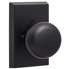 Sure-LocHardware Ridgecrest Mountain Oakley Privacy Door Knob & Reviews | Wayfair Black Interior Door Handles, Black Interior Door, Black Door Knobs, Cabinet Door Hardware, Interior Hardware, Countryside Cottage, Privacy Door, Basement Remodel, Interior Door Handles