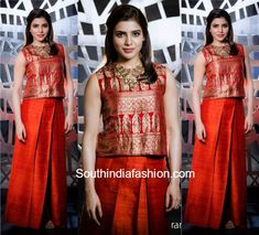 Dress From Old Saree, Samantha Prabhu, Diwali Dresses, Saree Design