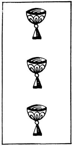 two black and white drawings of an upside down bowl, one with a triangle in the middle