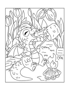 Adorable Coloring Pages, Simple Aesthetic Coloring Pages, Coloring Pages Cartoon, Coloring Pages Sunset, Kawaii Colouring Pages, Comfy Colouring Pages, Coloring Pages Aesthetic Ocean, Coloring Pages Cottagecore, Color Book