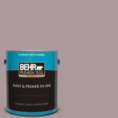 behr premium plus paint and primer in one purple gloss finish, 1 gallon