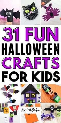 halloween crafts for kids that are fun and easy to make