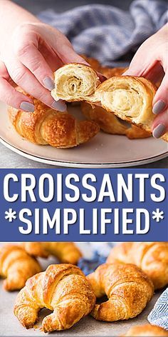 croissants simplified with the title