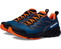 Technical Gore-tex Trail Running Shoes, Blue Waterproof Trail Running Shoes For Outdoor, Waterproof Lace-up Walking Shoes For Climbing, Waterproof Low-top Trail Running Shoes For Climbing, Blue Waterproof Trail Running Shoes For Hiking, Blue Breathable Trail Running Shoes For Outdoor, Waterproof Blue Trail Running Shoes For Hiking, Blue Waterproof Running Shoes For Outdoor, Breathable Blue Trail Running Shoes For Outdoor