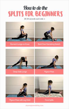 how to do the splits for beginners