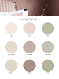 the color scheme for this room is neutral and pale, with different shades to choose from