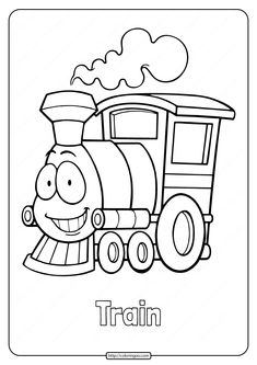 thomas the train coloring pages for kids to print and color with their name on it