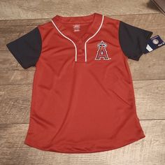 New With Tags Available In L (10/12) Or Xs(4/5) Sporty Red Tops For School, Grizzlies Jersey, Los Angeles Angels Baseball, Ravens Jersey, Michael Jordan Jersey, Jordan Jersey, Lakers Kobe Bryant, Angels Baseball, Red Sox Baseball