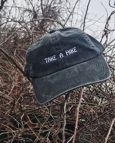 Embroidered TAKE A HIKE Dad Hat | Etsy Cotton Curved Visor Hat For Outdoor, Cotton Hat With Curved Visor For Outdoor, Cotton Baseball Cap For Outdoor, Cotton 5-panel Dad Hat For Outdoor Activities, Cotton Dad Hat With Curved Visor For Outdoor, Cotton Dad Hat With Curved Bill For Outdoor Activities, Black Dad Hat, How To Wash Hats, Bridal Jacket