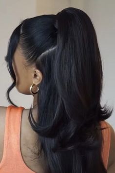 Y2k Hairstyles, Birthday Hairstyles, Hairdos For Curly Hair, Hairstyle Inspo, Hair Stylies, Slick Hairstyles, Sleek Hairstyles, Hair Inspiration Color