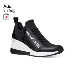 in stock Black Wedge Heel Sneakers With Branded Insole, Modern Black Wedge Heel Sneakers, Wedge Trainers, Mens Trends, Trainer Sneakers, Sneakers Online, Mens Big And Tall, Sporty Style, Watch Brands