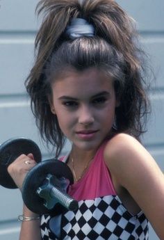 Teen Steam - gotta let it out!! 80s High Ponytail, 80s Hair Half Up Half Down, 80s Half Up Half Down, 80s Hair Ponytail, 80s Half Up Half Down Hair, 80s Workout Hair, 80s Ponytail Hairstyles, 80s Hair Scrunchie, 80s Ponytail