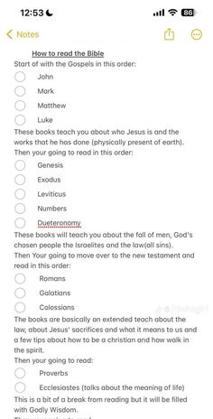 a list with the words and numbers in each section, including an image of jesus's face