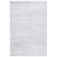 a white rug with vertical stripes on it