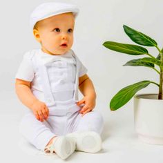 Brand New White Baby Suit! Never Worn From Bebe Couture, Llc! So Soft And Comfy For Baby’s Big Day! White Newsboy Hat Included! Christening Outfit, Newsboy Hat, Toddler Dolls, News Boy Hat, Christening, Big Day, Kids Shop, Cute Outfits, Long Sleeves