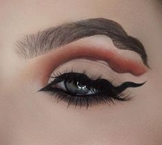 Braided Eyebrows, Wavy Eyebrows, Concealer Eyeliner, How To Do Eyeshadow, Abby Roberts, Using Concealer, Eyeliner Shapes, How To Do Eyeliner, Pva Glue