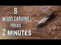 wood carving tricks for 2 minutes