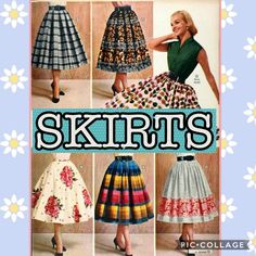 Skirts Of All Kinds Women's Skirts, Vintage Sewing Patterns, Vintage Sewing, Limited Time, Sewing Patterns, Womens Skirt, Sewing, Silver, Color