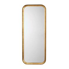 Reversible Position Gold Iron Capital Rectangle Wall Mirror Wall Mirrors LOOMLAN By Jamie Young Metal Mirrors, Minimalist Mirrors, Hammered Iron, Contemporary Wall Mirrors, Leaner Mirror, The Company Store, Modern Glam, Rounded Rectangle, Rectangle Mirror