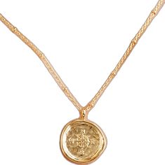 Yellow Gold Coin Charm Necklace With Adjustable Chain, Gold-tone Round Medallion Necklace With Coin Pendant, Adjustable Yellow Gold Charm Necklace With Coin Pendant, Gold Tarnish-resistant Round Medallion Necklace, Yellow Gold Medallion Necklace With Adjustable Chain, Gold Coin Medallion Necklace With Adjustable Chain, Yellow Gold Medallion Coin Necklace With Adjustable Chain, Yellow Gold Coin Necklace With Clavicle Chain, Gold Plated Medallion Coin Necklace With Adjustable Chain