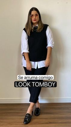 Tomboy Business Casual, Office Outfits Women Plus Size, Business Outfits For Women, Curvy Work Outfit, Casual Outfits For Women, Work Outfits Women Office, Casual Work Outfits Women